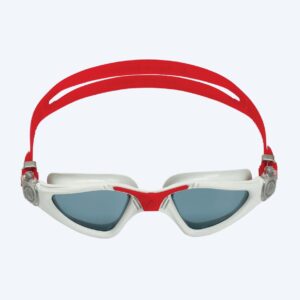 Aquasphere motions dykkerbriller - Kayenne - Hvid/rød (Smoke linse)