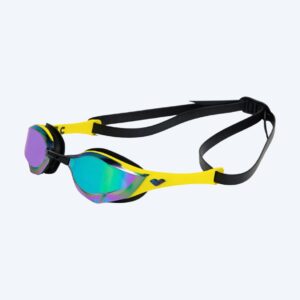 Arena Elite svømmebriller - Cobra Edge SWIPE Mirror - Gul/grøn