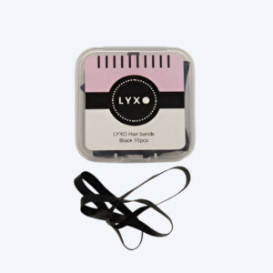 Lyxo hårelastikker til svømning (10 stk) - Sort