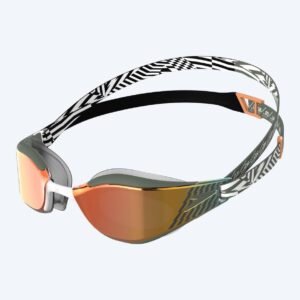 Speedo Elite svømmebriller - Fastskin Hyper Elite Mirror - Grøn/guld