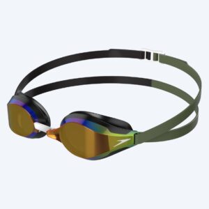 Speedo Elite svømmebriller - Fastskin Speedsocket 2 Mirror - Grøn/sort
