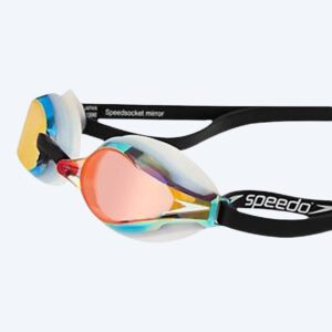 Speedo Elite svømmebriller - Fastskin Speedsocket 2 Mirror - Guld/sort