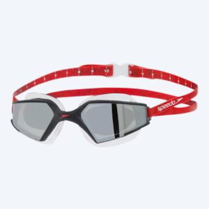 Speedo åbent vand svømmebriller - AquaPulse Max 2 Mirror - Sort/rød