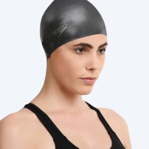 Speedo badehætte til langt hår - Sort
