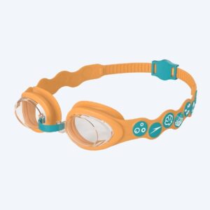 Speedo svømmebriller til børn (2-6) - Infant Spot - Orange/grøn