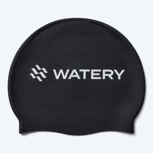 Watery badehætte til børn (3-10) - Signature - Sort - Svømmehætter