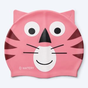 Watery badehætte til børn - Dashers - Tiger (Lyserød) - Svømmehætter