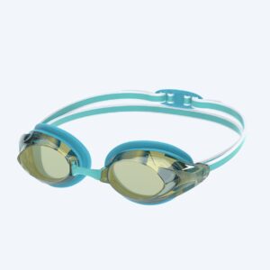 Speedo Elite svømmebriller til damer - Vanquisher 3.0 Mirrored - Turkis/guld