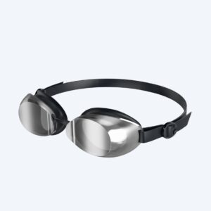 Speedo motions svømmebriller - Jet 2.0 - Sort/sølv (Mirror linse)