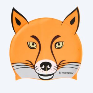 Watery badehætte til børn - Dashers - Fox (Orange/grå)