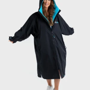 dryrobe Advance Long Sleeve - Sort/Blå