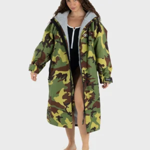 dryrobe Advance Long Sleeve V3 - Camo/Grå