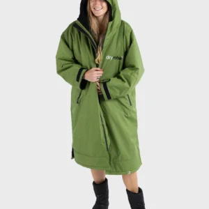 dryrobeÂ® Advance Long Sleeve V3 - Dark Green/Black