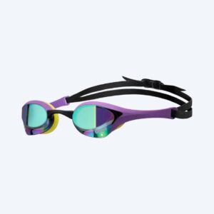 Arena Elite svømmebriller - Cobra Ultra SWIPE Mirror - Turkis/lilla