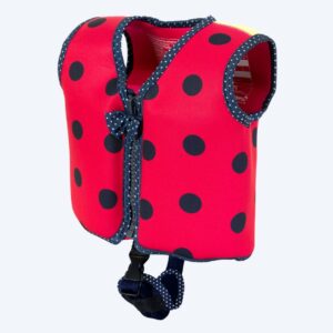 Konfidence svømmevest til børn - Original - Ladybird (Rød med prikker)