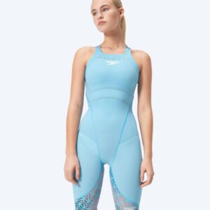 Speedo konkurrence badedragt til damer - LZR Ignite - Blå/orange