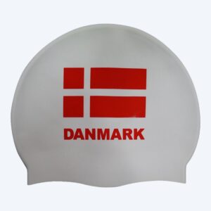 Watery badehætte - Danmark - Hvid - Svømmehætter