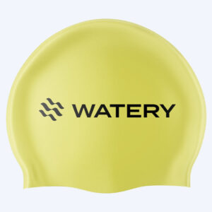 Watery badehætte (fra 10 år) - Signature - Fluo Gul - Badehætter til åbent vand