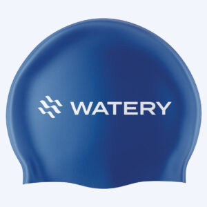 Watery badehætte (fra 10 år) - Signature - Royal Blue - Svømmehætter