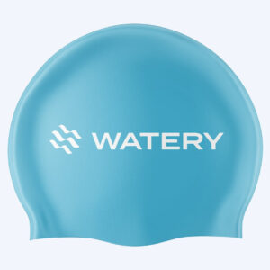 Watery badehætte (fra 10 år) - Signature - Sky Blue - Svømmehætter