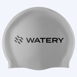 Watery badehætte (fra 10 år) - Signature - Sølv - Svømmehætter