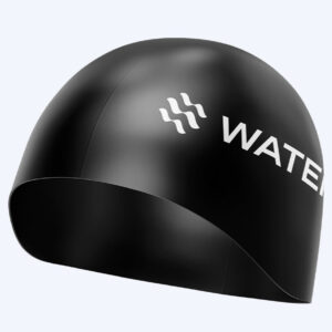 Watery konkurrence badehætte - Signature Dome - Sort - Konkurrence badehætter