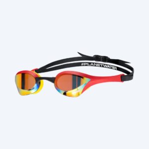 Arena Elite svømmebriller - Cobra Ultra SWIPE Mirror - Rød/guld