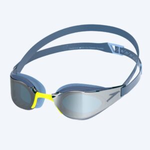 Speedo Elite svømmebriller - Fastskin Hyper Elite Mirror - Blå/sølv