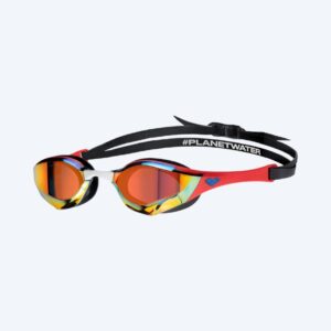 Arena Elite svømmebriller - Cobra Edge SWIPE Mirror - Rød/guld