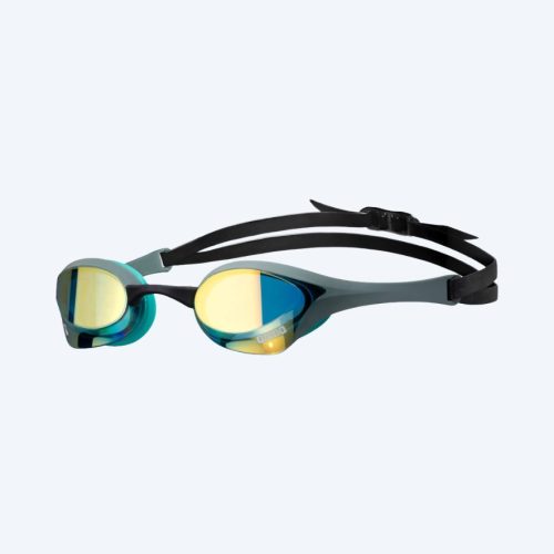 Arena Elite svømmebriller - Cobra Ultra SWIPE Mirror - Guld/sort (Limited 2025)