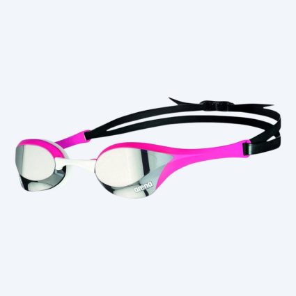 Arena Elite svømmebriller - Cobra Ultra SWIPE Mirror - Lyserød (sølv mirror)