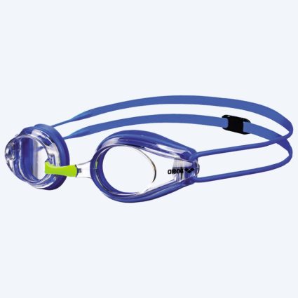 Arena konkurrence svømmebriller til børn - Tracks 6-12 år - Blå (klar linse)