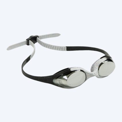 Arena svømmebriller til børn (6-12) - Spider - Sort/grå (Mirror linse)