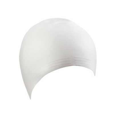 BECO - Latex Cap Badehætte til Mænd og Kvinder,Hvid