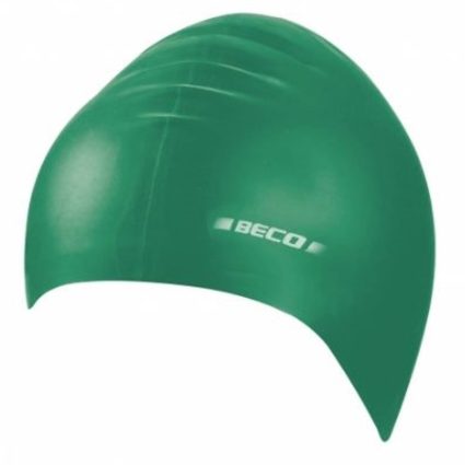 BECO - Solid Cap Silikone badehætte i mange farver,Mørk Grøn