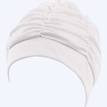 Beco badehætte med draperinger - Hvid