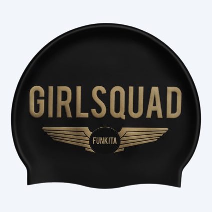 Funkita badehætte - Swim - Girl Squad (Sort)