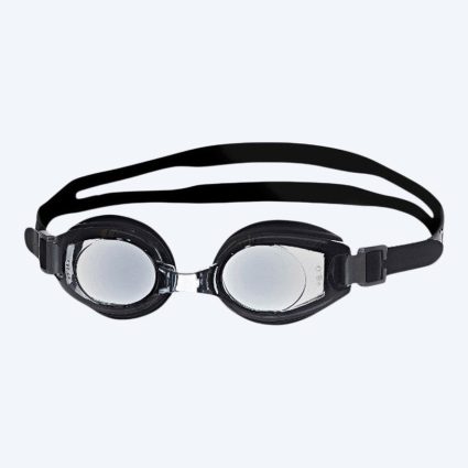 Primotec nærsynede svømmebriller til børn - (-1.5) til (-6.0) - Sort (Smoke glas)
