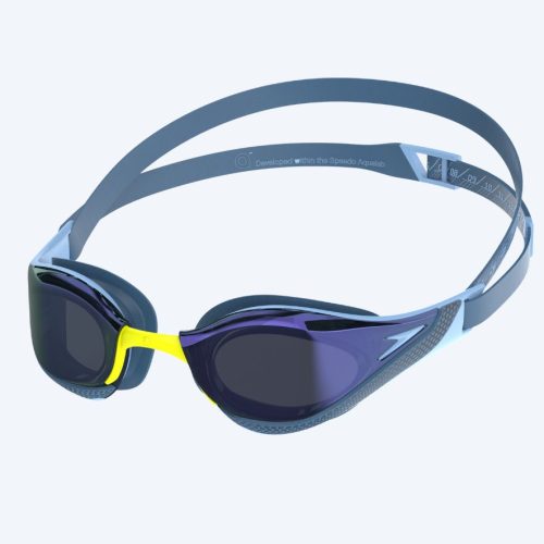 Speedo Elite svømmebriller - Fastskin Pure Focus Mirror - Blå/mørkeblå (Limited 2025)