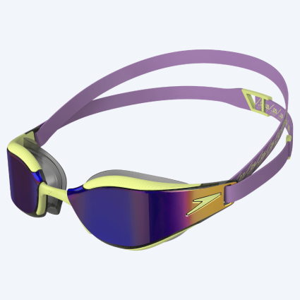 Speedo Elite svømmebriller - Fastskin Hyper Elite Mirror - Grøn/lilla