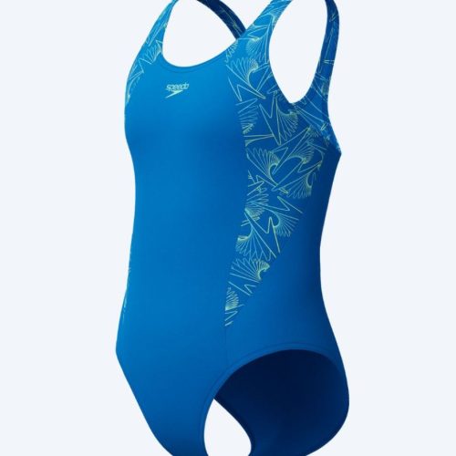 Speedo badedragt til piger - Hyperboom Splice Muscleback - Lyseblå