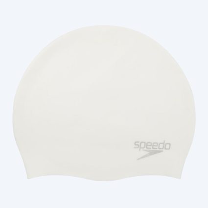 Speedo badehætte - Plain Moulded - Hvid
