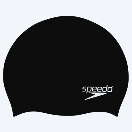 Speedo badehætte til junior (6-16) - Plain - Sort