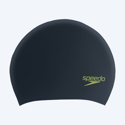 Speedo badehætte til junior (6-16) - Plain - Sort/grøn