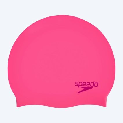 Speedo badehætte til junior - Plain Moulded - Pastel pink