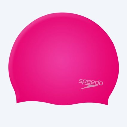 Speedo badehætte til junior - Plain Moulded - Pink