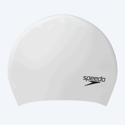 Speedo badehætte til langt hår - Sølv