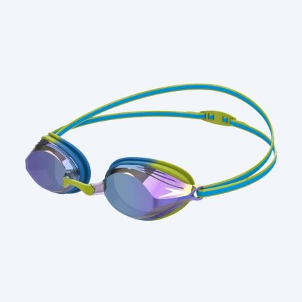 Speedo konkurrence svømmebriller til børn - Vengeance Mirror - Grøn/blå