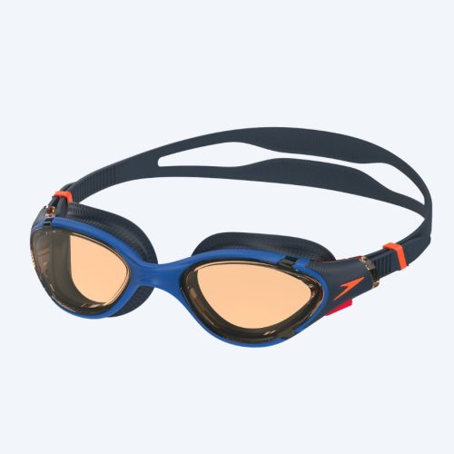 Speedo motions svømmebriller - Biofuse 2.0 - Mørkeblå/orange
