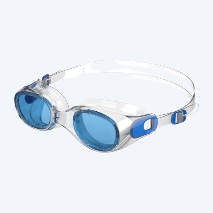 Speedo motions svømmebriller - Futura Classic - Hvid/blå (blå linse)